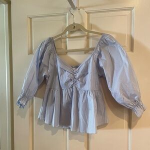 Blue top size L new with tags